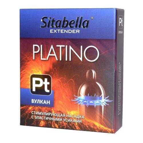 Презерватив-насадка Platino Вулкан с усиками в L’Occitane