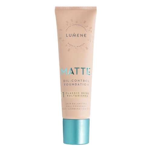 Тональный крем Lumene Matte Oil-control Foundation 1 Classic Beige 30 мл в L’Occitane