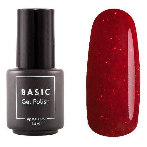 Гель-лак Masura BASIC Алая Органза, 3,5 мл в L’Occitane