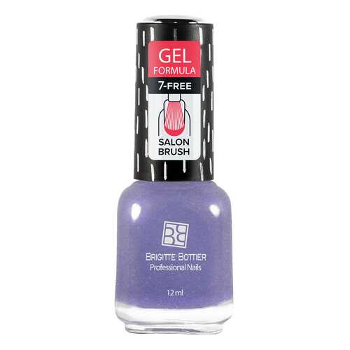 Лак с гелевым эффектом Brigitte Bottier Gel Formula тон 69 фиолетовый с блестками, 12 мл в L’Occitane
