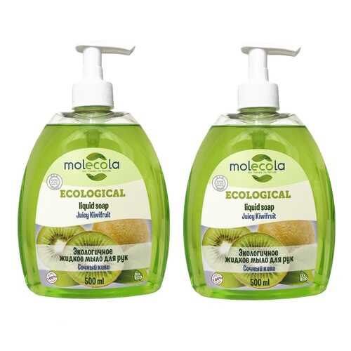 Экологичное крем-мыло для рук MOLECOLA Сочный киви 500 мл - 2 шт в L’Occitane