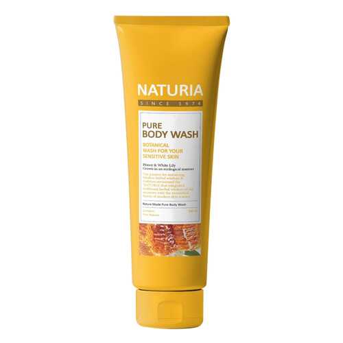 Гель NATURIA PURE BODY WASH Honey&White Lily 100 мл в L’Occitane