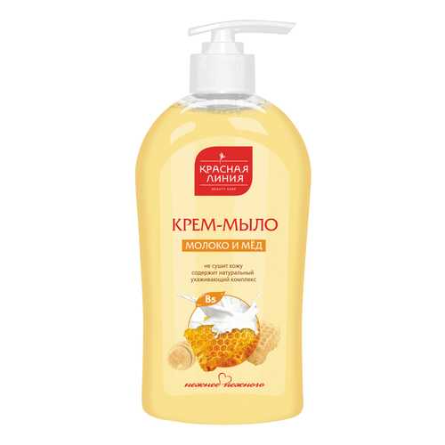 Жидкое крем-мыло Красная линия Молоко и мёд 520 мл в L’Occitane