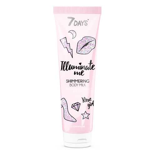 Мерцающее молочко для тела 7DAYS ILLUMINATE ME ROSE GIRL /01 Champagne, 150 мл в L’Occitane