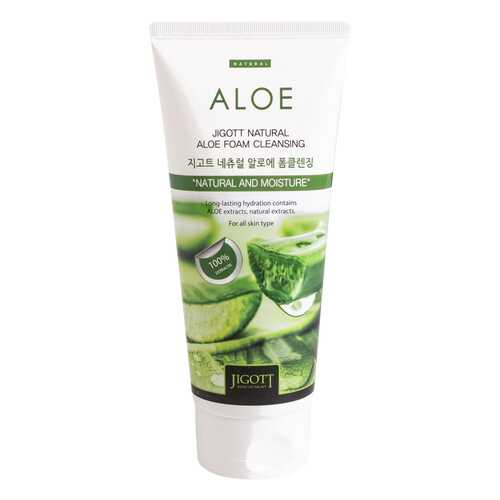 Пенка для умывания Jigott Natural Aloe Foam Cleansing 180 мл в L’Occitane