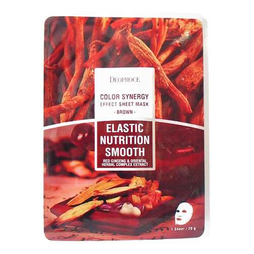Маска для лица Deoproce Color Synergy Effect Sheet Mask Brown 20 г в L’Occitane