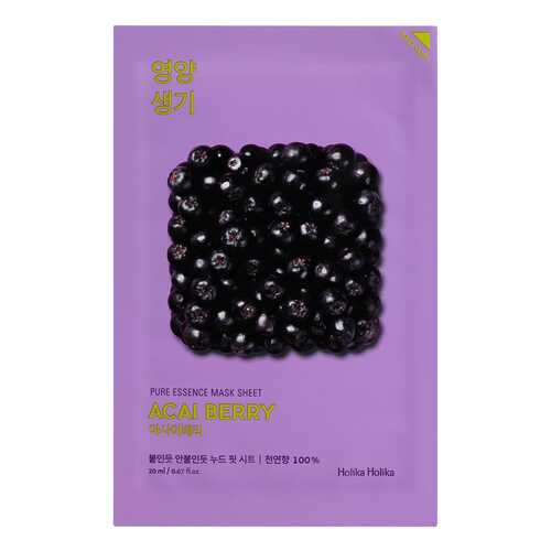 Маска для лица Holika Holika Pure essence Mask Sheet Acai Berry 20 мл в L’Occitane