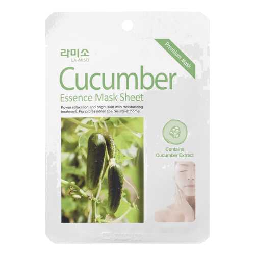 Маска для лица LA MISO Cucumber essence Mask Sheet 21 г в L’Occitane