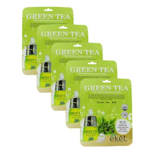 Набор увлажняющих масок с Зеленым чаем Ultra Hydrating Essence Mask GreenTea (5шт) в L’Occitane
