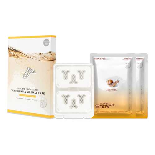 Патчи и маска для лица Snow2+ Facial Eye Zone Care for Whitening and Wrinkle care в L’Occitane