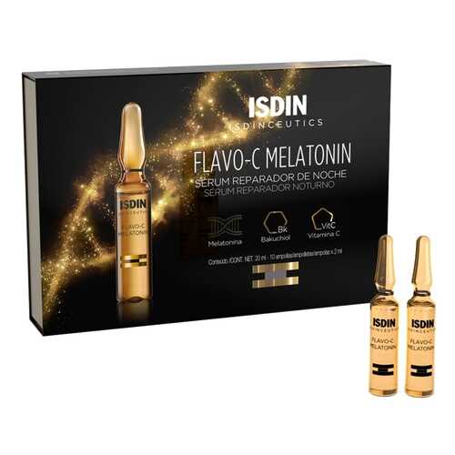 Сыворотка для лица Isdin Isdinceutics Flavo-C Melatonin Serum Reparador De Noche 10*2 мл в L’Occitane