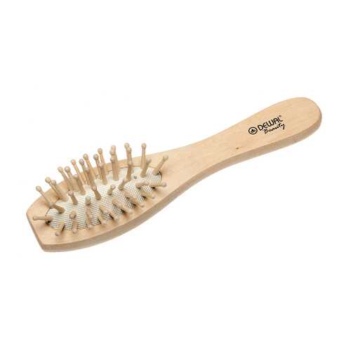 Щетка Dewal Beauty серия Эко массажная с деревянным штифтом, овальная малая DBW438ECO в L’Occitane