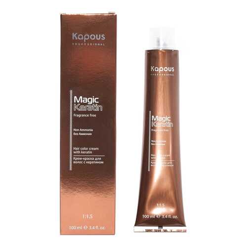Краска для волос Kapous Professional Magic Keratin Non Ammonia 5.35 Янтарный каштан 100 мл в L’Occitane