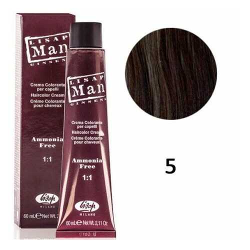 Краска для волос Lisap Milano Lisap Man Color 5 Светло-каштановый 60 мл в L’Occitane
