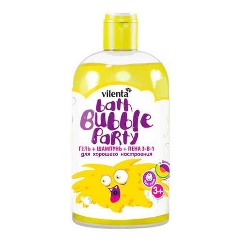 Гель+шампунь+пена 3-в-1 VILENTA BATH BUBLE PARTY KIDS ДЛЯ ХОРОШЕГО НАСТРОЕНИЯ 400 мл в L’Occitane