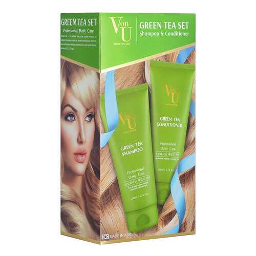 Шампунь Von U Green Tea 200 мл + кондиционер 200 мл в L’Occitane